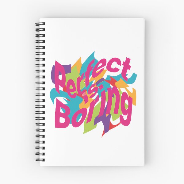 Item preview, Perfect Is Boring – Colorful Creative Quote designed and sold by WallaceSilvaART.