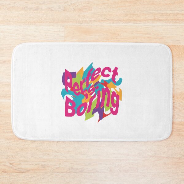 Item preview, Perfect Is Boring – Colorful Creative Quote designed and sold by WallaceSilvaART.
