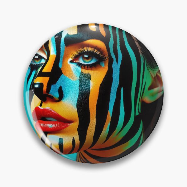 Item preview, Body Painting Weird Zebra Woman 1 designed and sold by 3dvirtualand.