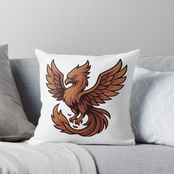 Item preview, Stylised Phoenix in Pale Orange designed and sold by level50studio.