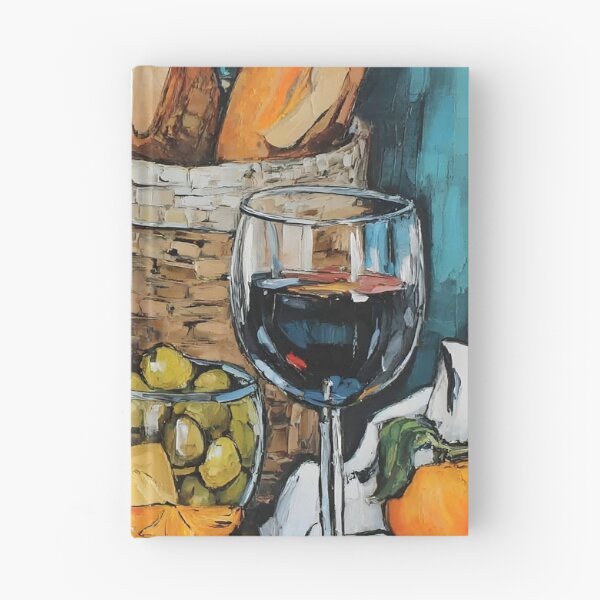 Item preview, Celebrate Charcuterie with Wine, Cheese, Cured Meats, Fresh Bread, and Vibrant Fruits designed and sold by OlfactoART Studio.