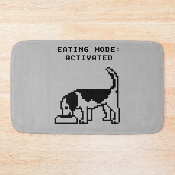 Item preview, Eating Mode Activated Pixel Dog designed and sold by illucalliart.