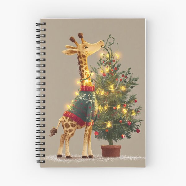 Item preview, Geraldine the Christmas Giraffe designed and sold by GreatestMinds.