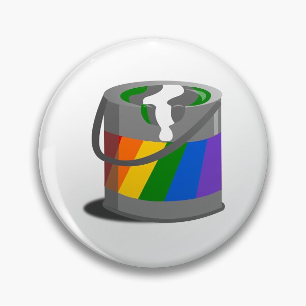 Item preview, Proud Paint Greyromantic Flag in a Bucket designed and sold by HarveyHandcraftsandDesigns.