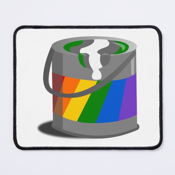 Item preview, Proud Paint Greyromantic Flag in a Bucket designed and sold by HarveyHandcraftsandDesigns.