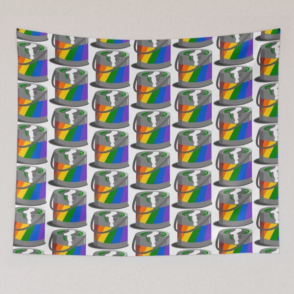 Item preview, Proud Paint Greyromantic Flag in a Bucket designed and sold by HarveyHandcraftsandDesigns.