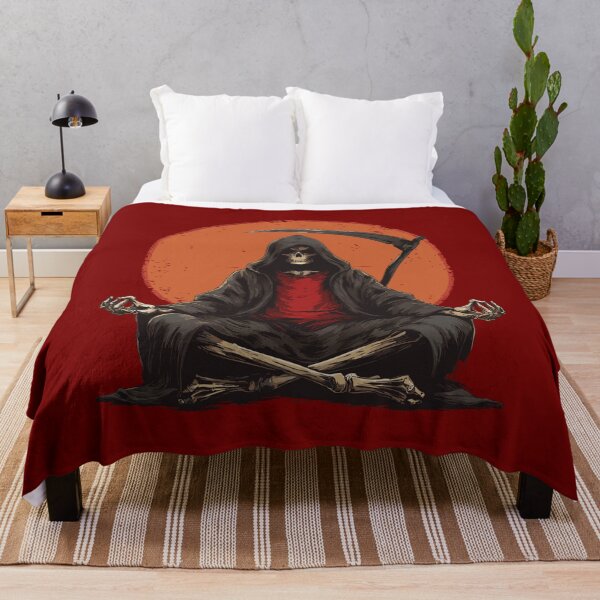 Item preview, Meditating Grim Reaper – Calm in Chaos Design designed and sold by drizzd.
