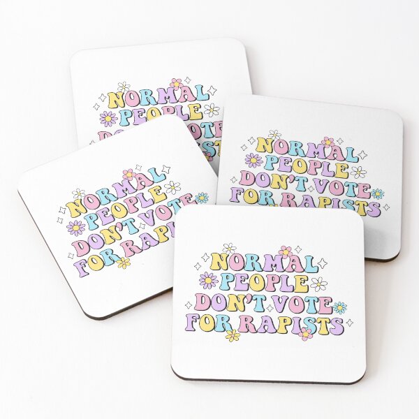 Item preview, Normal People Don’t Vote For Rapists designed and sold by AKarmicWitch.