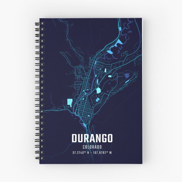 Item preview, Durango Midnight City Map designed and sold by HomeLivingCo.