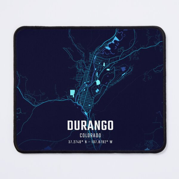 Item preview, Durango Midnight City Map designed and sold by HomeLivingCo.
