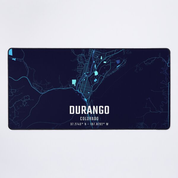 Item preview, Durango Midnight City Map designed and sold by HomeLivingCo.