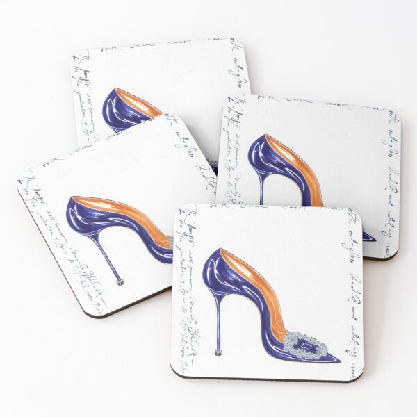 Item preview, Cool Diamond Heel Manolo Blahnik Writing  designed and sold by ninetiestore.