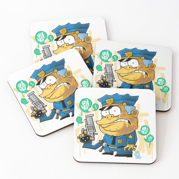 Item preview, Street Cartoon Chief Wiggum by TOOX ONE  designed and sold by TOOX ONE.