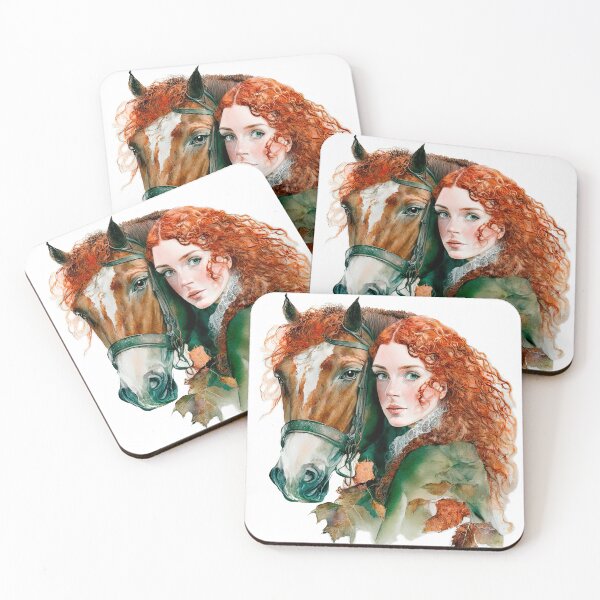 Item preview, Victorian Autumn Equestrian Portrait designed and sold by LanaGustavsson.