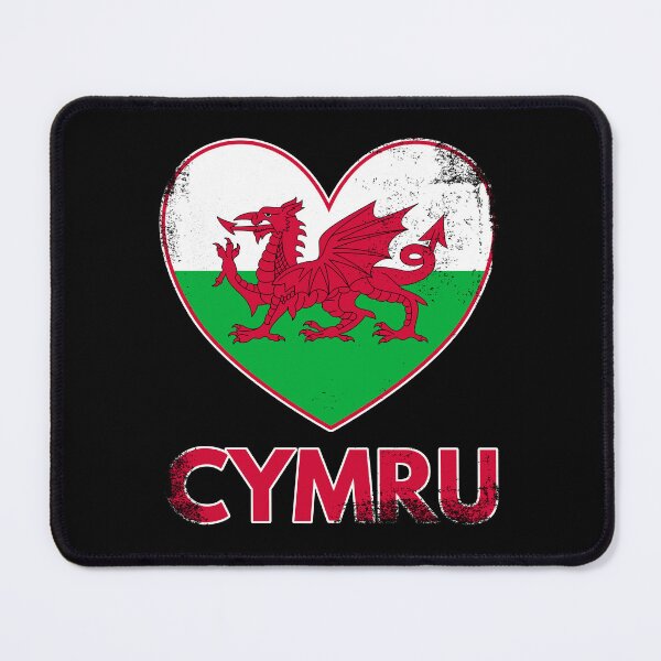 Item preview, Proud Welsh Roots - I Love Cymru (Weathered Dragon Style) designed and sold by Designs by Jesabee.