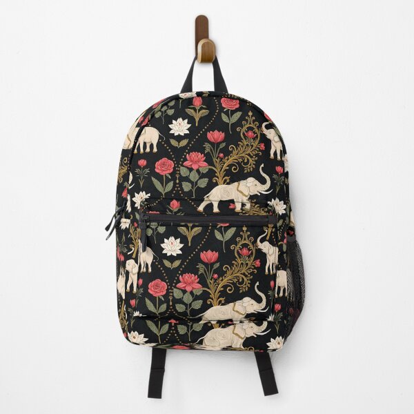 Item preview, Elephants with raised trunks surrounded by lotus flowers . designed and sold by Lucky 777.