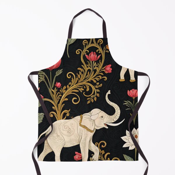 Item preview, Elephants with raised trunks surrounded by lotus flowers . designed and sold by Lucky 777.