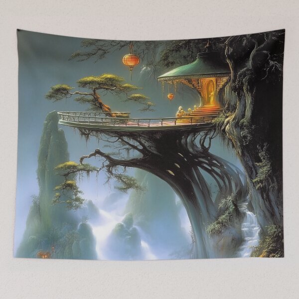 Item preview, Sanctuary of the Skyroot Lanterns designed and sold by bloorose.