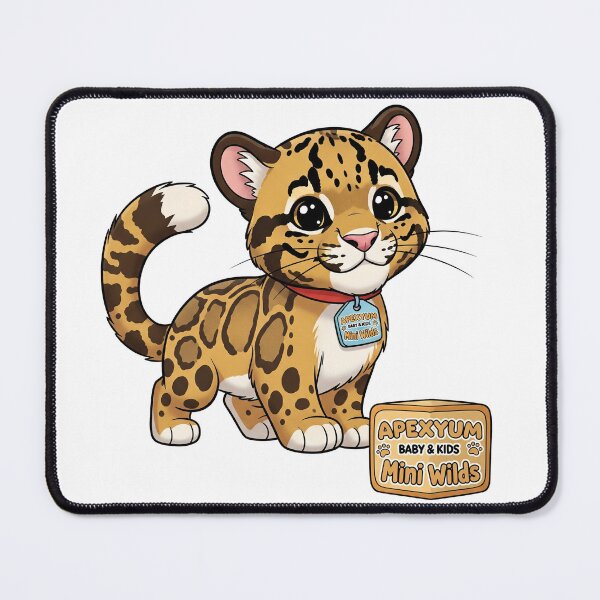 Item preview, Mini Clouded Leopard! MINI WILD COLLECTION APEXYUM BABY & KIDS designed and sold by APEXYUM.