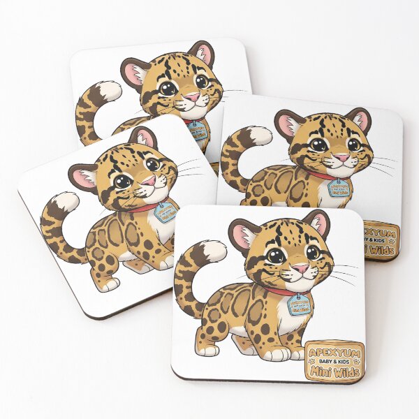 Item preview, Mini Clouded Leopard! MINI WILD COLLECTION APEXYUM BABY & KIDS designed and sold by APEXYUM.