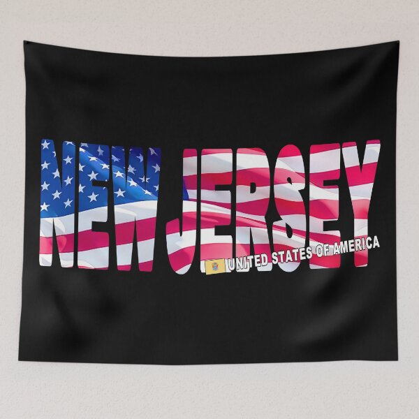 Item preview, NEW JERSEY United States of America - Sticker Tee Shirt designed and sold by Adam Gormley.