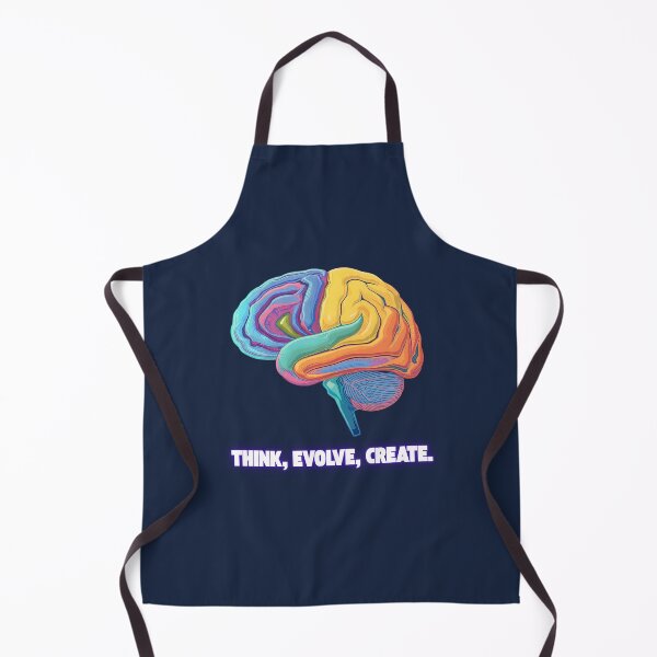 Item preview, Think, Evolve, Create – Colorful Brain Design | Inspirational Neuro Art for Creators, Thinkers & Innovators designed and sold by PureBrain.