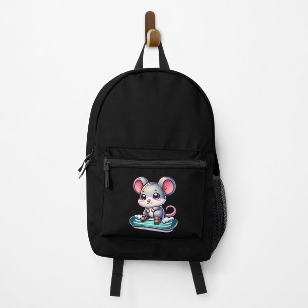 Item preview, Cute mouse on a snowboard designed and sold by ReneMM.