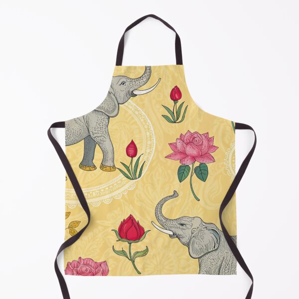 Item preview, Elephants with raised trunks surrounded by lotus flowers . designed and sold by Lucky 777.