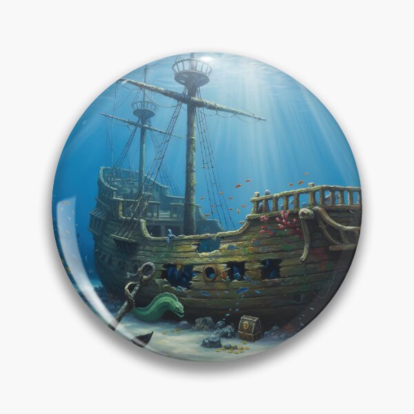 Item preview, Sunken Pirate Shipwreck designed and sold by The Shaw Galleries.