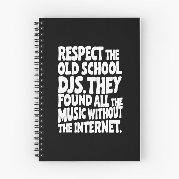 Item preview, Respect the Old School DJs message – Retro Groovy Music Lovers designed and sold by paulo silveira.