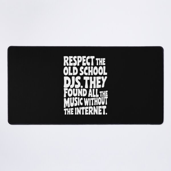 Item preview, Respect the Old School DJs message – Retro Groovy Music Lovers designed and sold by paulo silveira.
