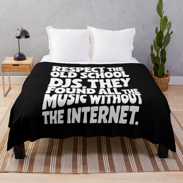 Item preview, Respect the Old School DJs message – Retro Groovy Music Lovers designed and sold by paulo silveira.