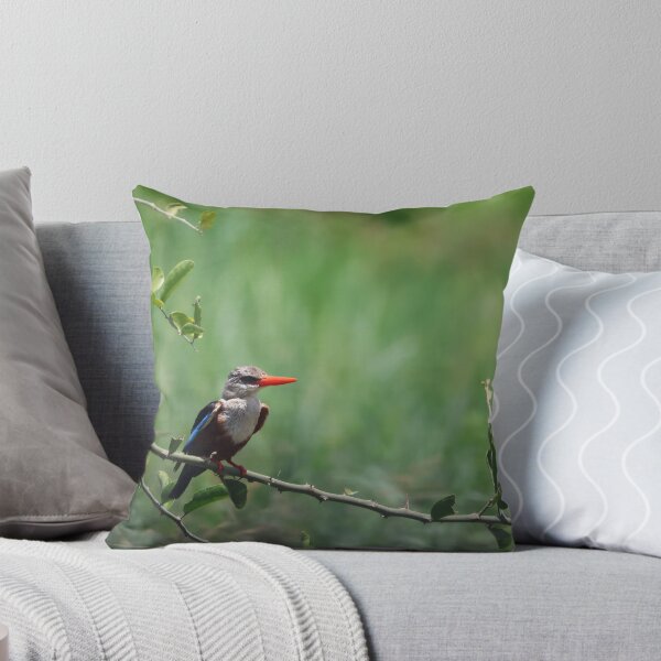 Item preview, Grey-Headed Kingfisher Among the Thorns designed and sold by KristalStittle.