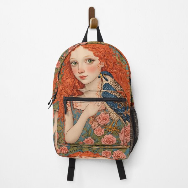 Item preview, The girl with the falcon. designed and sold by Natalia-Vlad.
