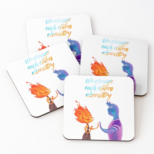 Item preview, We Change Each Other's Chemistry | Ember & Wade | Elemental Design | Good Chemistry designed and sold by inallusha.