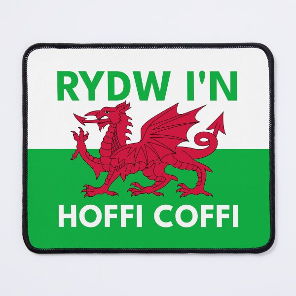 Item preview, Welsh Dragon Flag - Rydw I'n Hoffi Coffi designed and sold by Jesabee Designs.