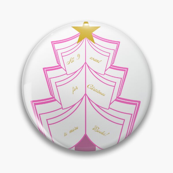 Artikelvorschau, Alles, was ich mir zu Weihnachten wünsche, sind mehr Bücher – Pink entworfen und verkauft von QuistMudPies.
