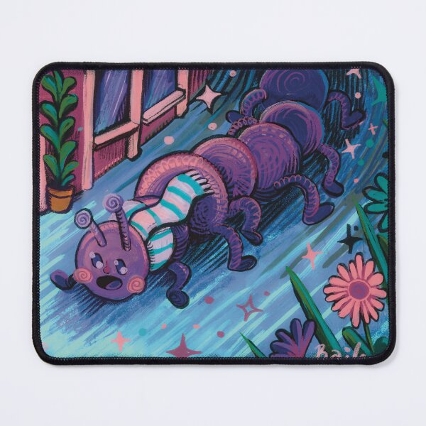 Item preview, A Caterpillar's Stroll - Girl's Day Out - Painting designed and sold by Beebrown80's Illustration.