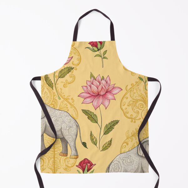 Item preview, Elephants with raised trunks surrounded by lotus flowers . designed and sold by Lucky 777.