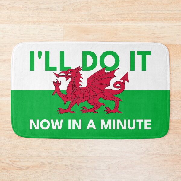 Item preview, Welsh Dragon Flag - Do It Now In A Minute designed and sold by Designs by Jesabee.