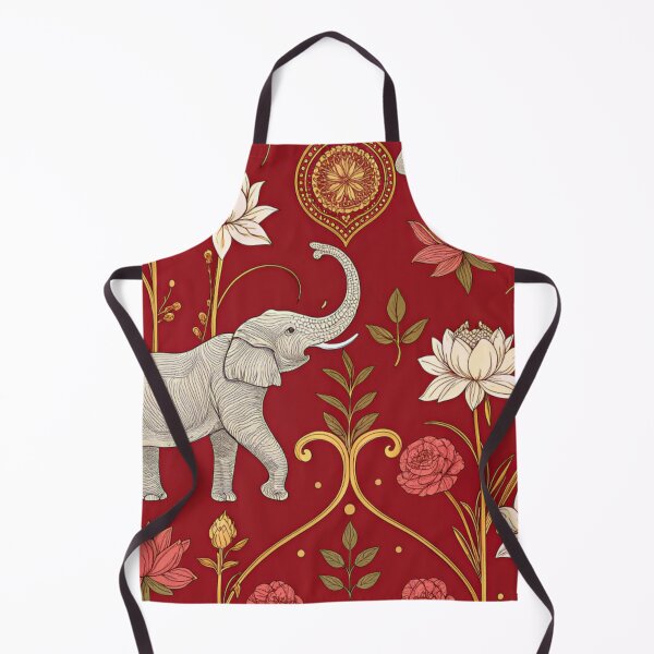 Item preview, Elephants with raised trunks surrounded by lotus flowers . designed and sold by Lucky 777.