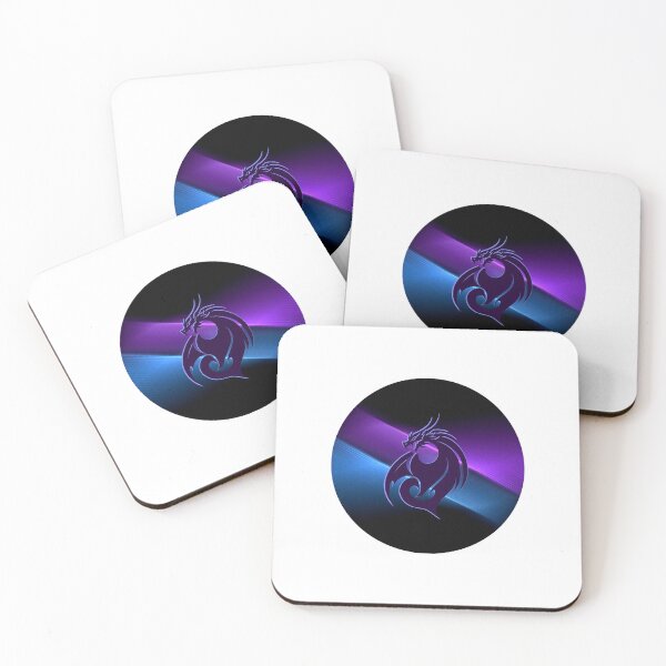 Item preview, Starlight Dragons - Starline - purples/blues designed and sold by Galaxy Creations.