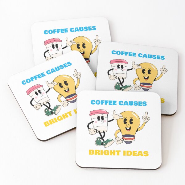 Item preview, Coffee Causes Bright Ideas designed and sold by SavvyVacationer.