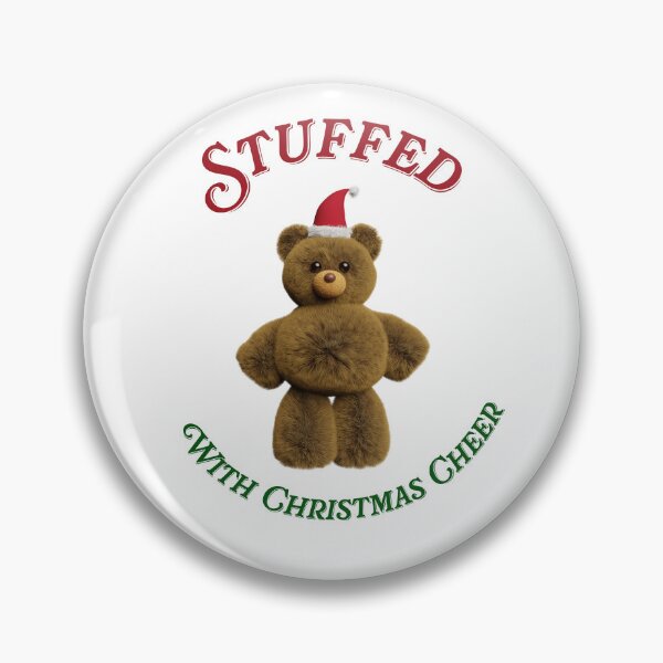 Item preview, Stuffed With Christmas Cheer Santa Teddy Bear Imagery designed and sold by KTSubz Faith & Fun Designs.