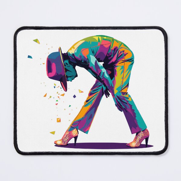 Item preview, Colorful Abstract Dancer – Dynamic Pop Art Style designed and sold by WallaceSilvaART.