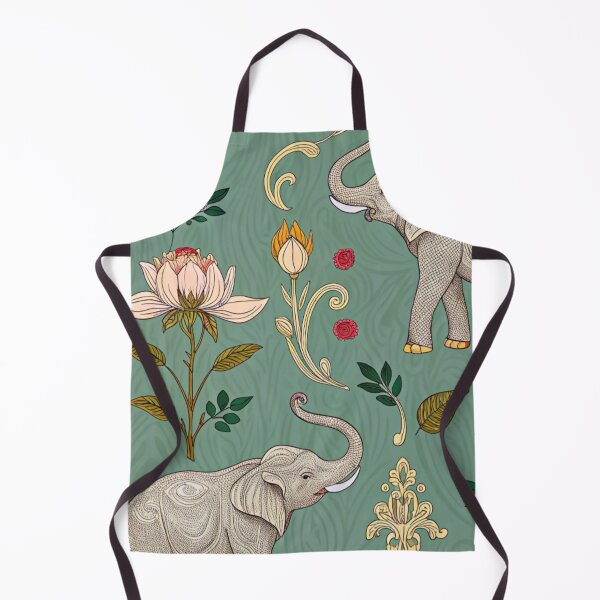 Item preview, Elephants with raised trunks surrounded by lotus flowers . designed and sold by Lucky 777.