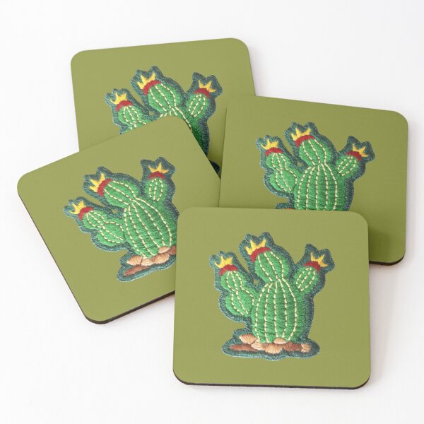 Item preview, Faux Embroidery Cactus - no2 designed and sold by Colette van der Wal.