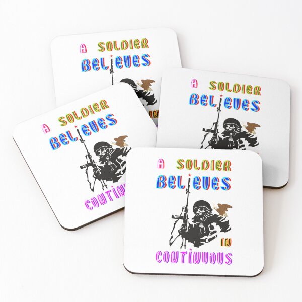 Item preview, A Soldier Believes in Continuous designed and sold by bitcgiantcrab7.