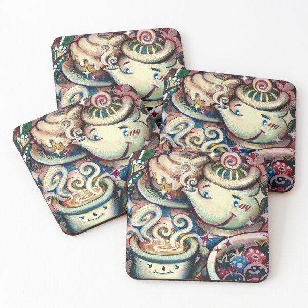 Item preview, A Lively Tea Party✨✨ designed and sold by Beebrown80's Illustration.