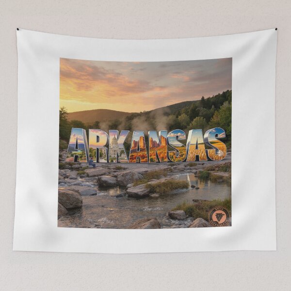Item preview, Arkansas State Promotion Print designed and sold by Lichentroupe63.